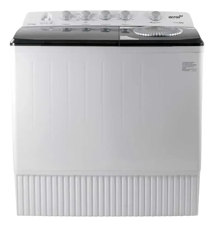 Lavadora Semiautomática 22kg Dos Tinas Max Capacity Ald2245s Blanco