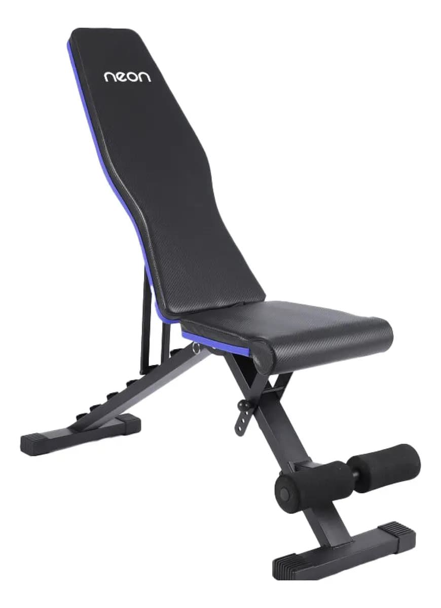 Banco De Ejercicio Plegable Multiposiciones Gimnasio Pesas Negro