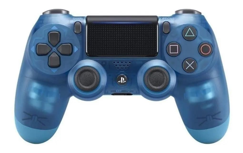 Control joystick inalámbrico Sony PlayStation Dualshock 4 Wireless controller blue crystal
