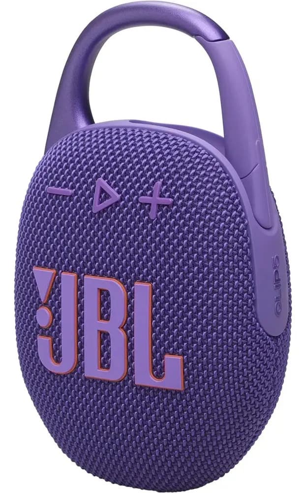 Parlante JBL Audio Clip 5 Clip 5 portátil con bluetooth waterproof morado