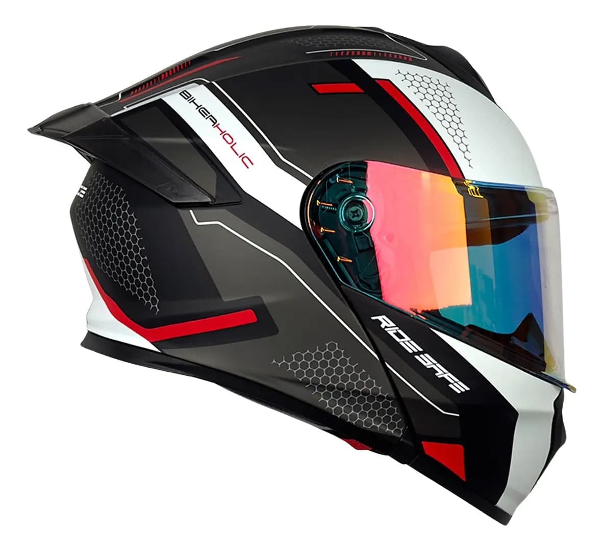 Casco Kov Thunder Sun Revenge Rojo/ Gris Luminicente Para Moto Color Rojo Talla Xl (61 - 62 Cm)