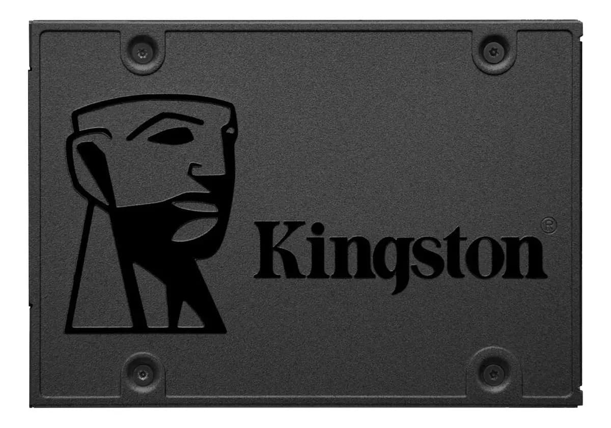 Kingston SSD Interno A400 480gb Sata 3 (6gb/s) 2.5 Lectura: 500mb/s Y Escritura: 450mb/s SA400S37/480G Negro
