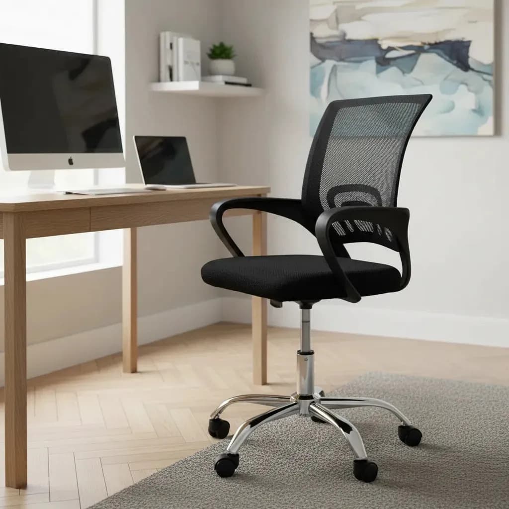 Silla Ejecutiva De Oficina Ergonómica Reclinable Con Malla