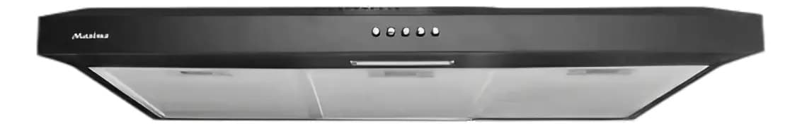 Campana extractor empotrable Maxims HF8101 80cm acero inoxidable negra