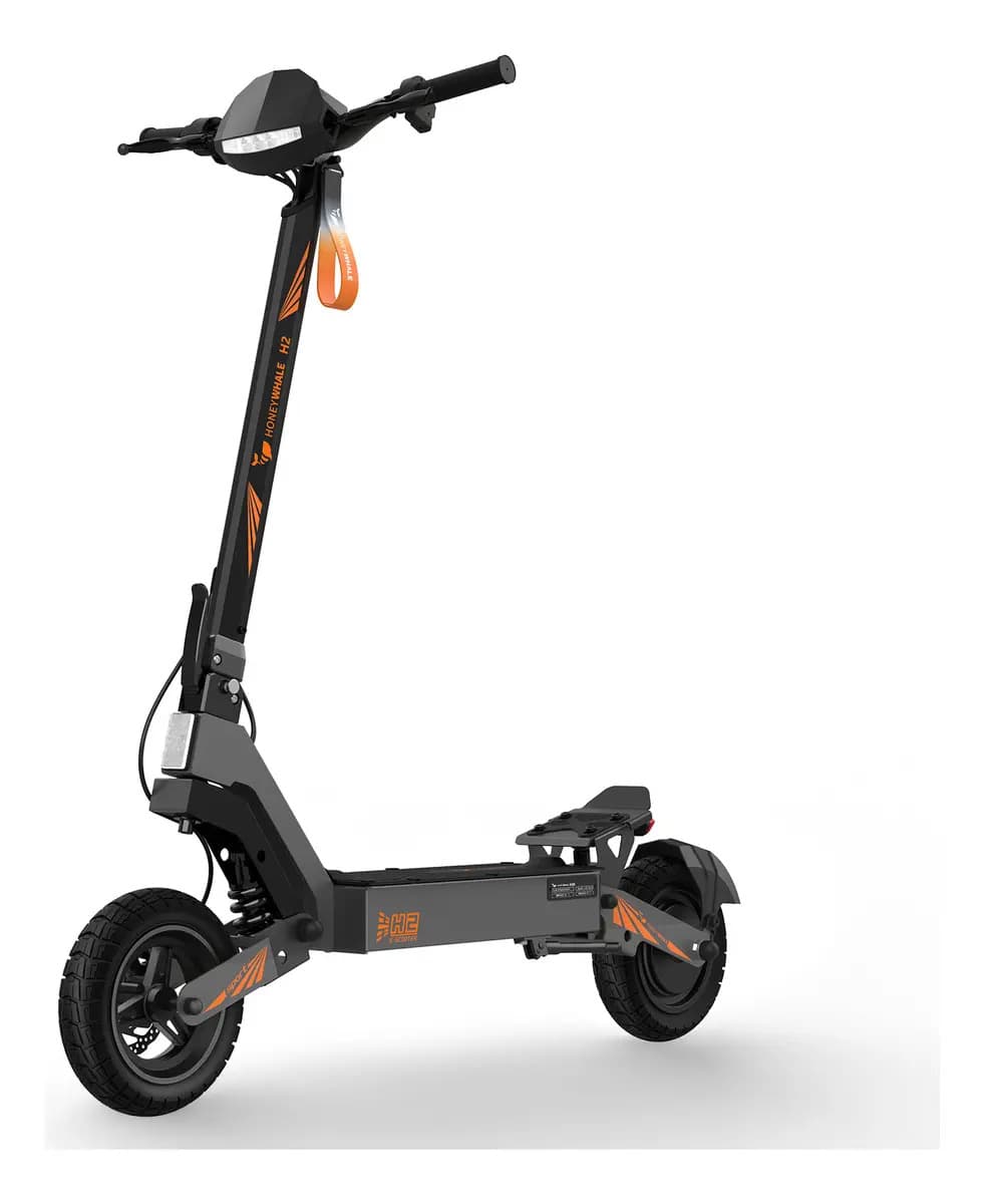 Honey Whale H2 Scooter Eléctrico Plegable Motor 1200w 15ah Color Gris
