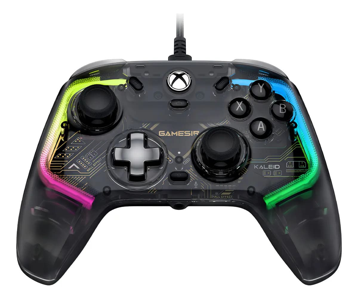 Mando GameSir Kaleid para Xbox Series X|S, Xbox One, Windows 10/11 y Steam, Gamepad alámbrico con joysticks y gatillos de efecto Hall, joystick antidrift.