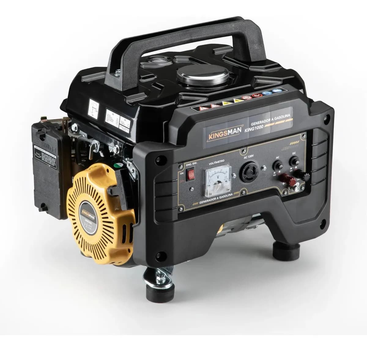 Generador Eléctrico Kingsman KING1000 PLUS de 1 kW Portátil para Hogar y Emergencias