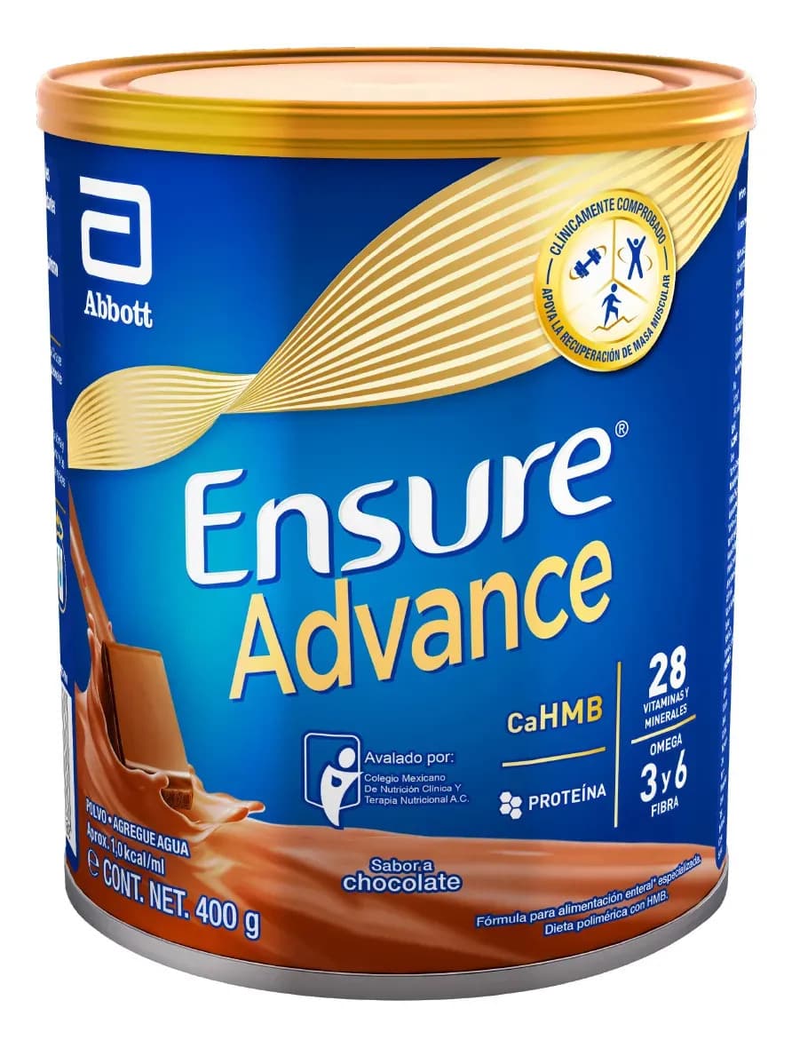 Fórmula Para Alimentación Ensure Advance Chocolate 400g