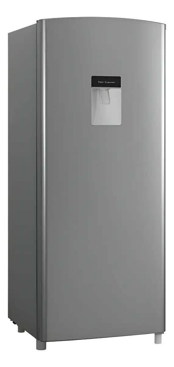 Refrigerador Hisense RR63D6WGX color plata con capacidad de 173L
