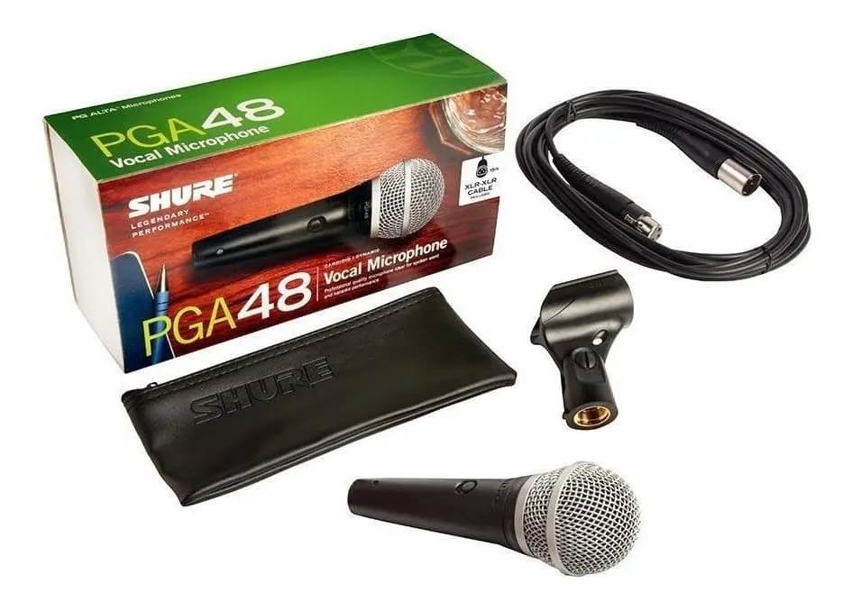 Micrófono Para Voces Shure Pga48 Xlr