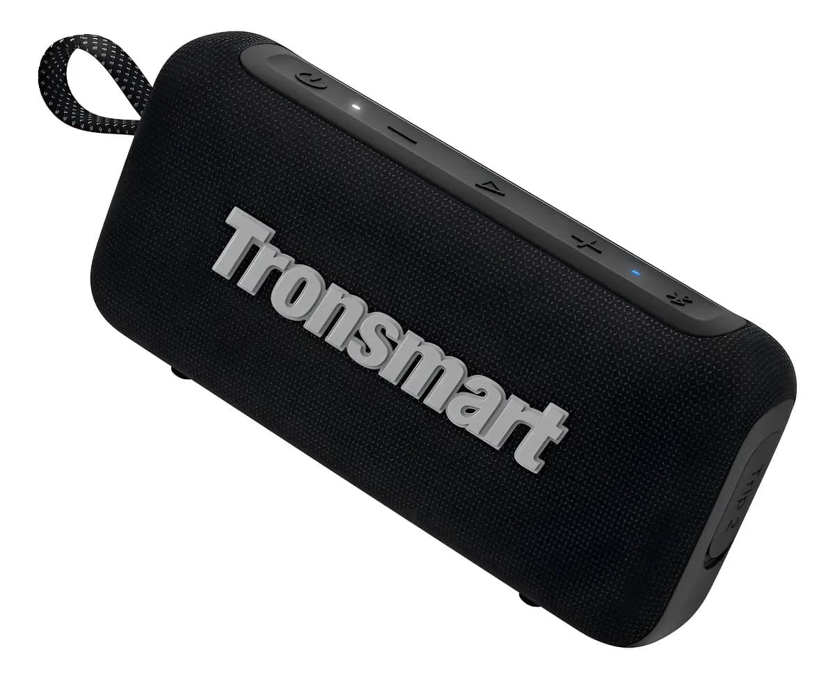 Bocina Portátil Bluetooth Tronsmart Trip 2 10W Contra Agua IPX7 20h Batería Larga APP control con Bajos Potentes Recargable para Exteriores Inalambrica