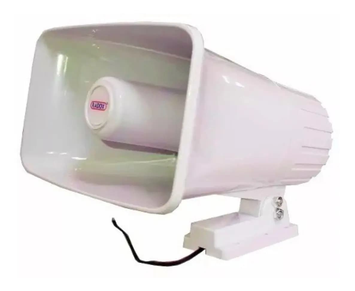 Trompeta bocina para perifoneo publidifusion Radox 185-800 color blanco