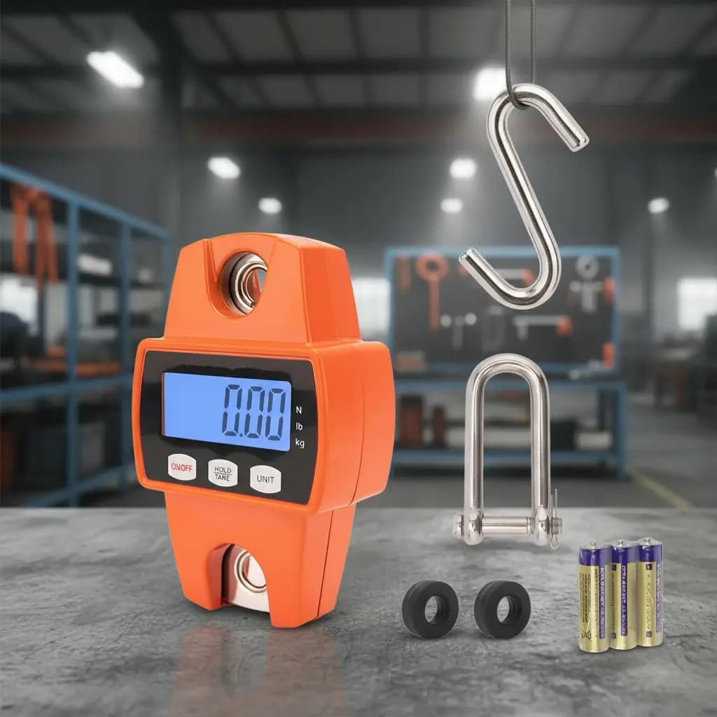 Báscula Industrial Digital Portátil Colgante Con Led 300kg