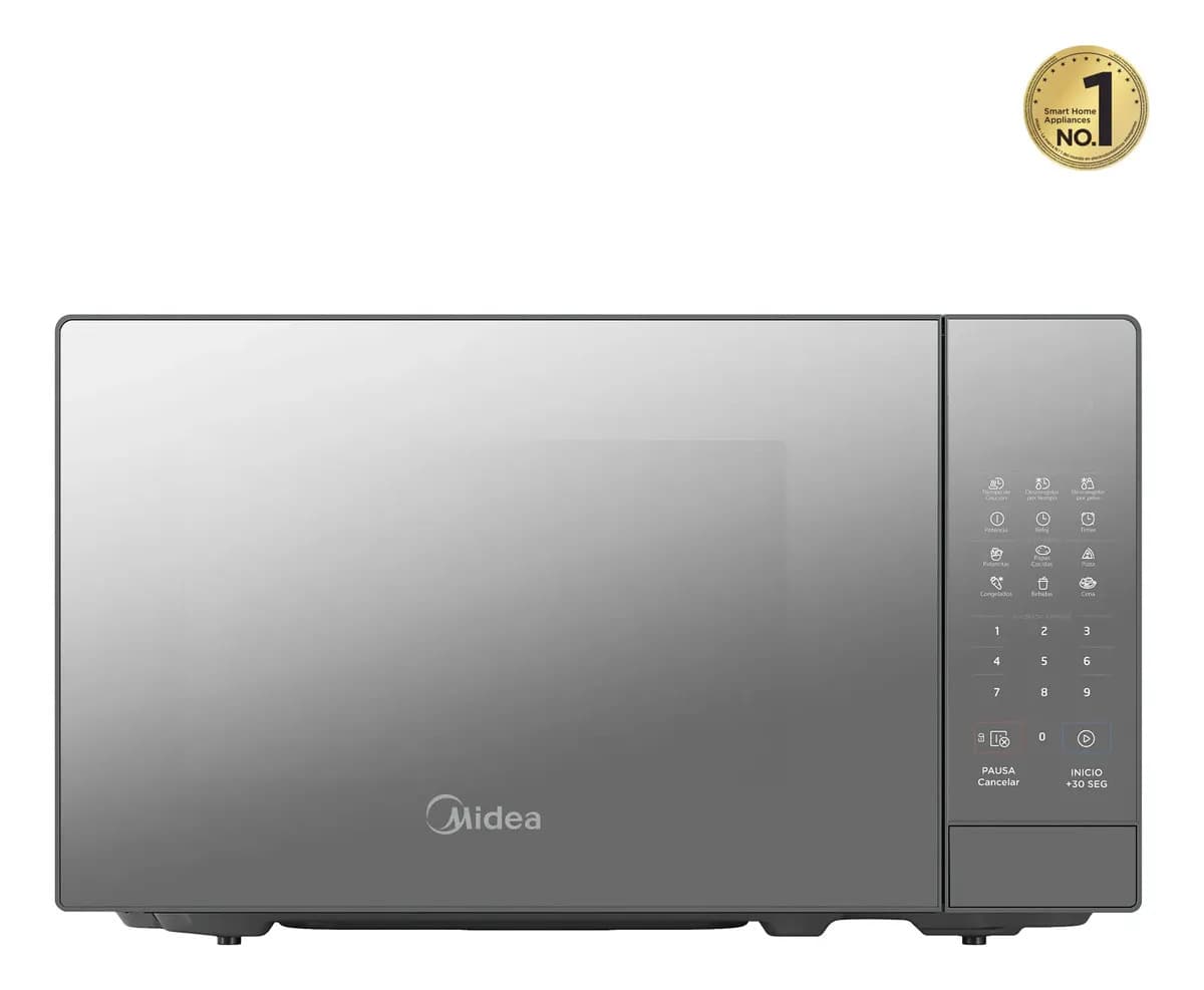 Horno De Microondas Midea 0.7 Pies Cúbicos Gourmet Negro
