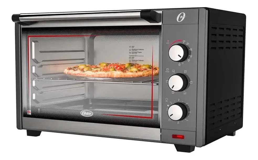 Horno De Convección Tostador Oster® De 45 Litros Tssttv0045 Color Negro