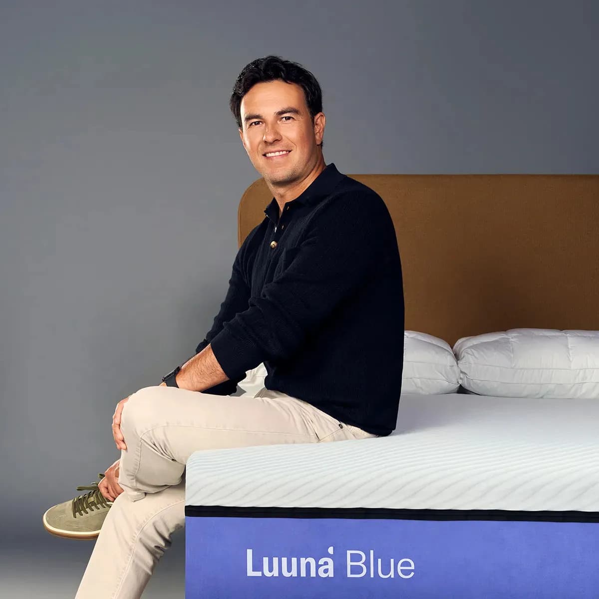 Luuna Blue King Size Colchón Espumas Certificadas Color Blanco