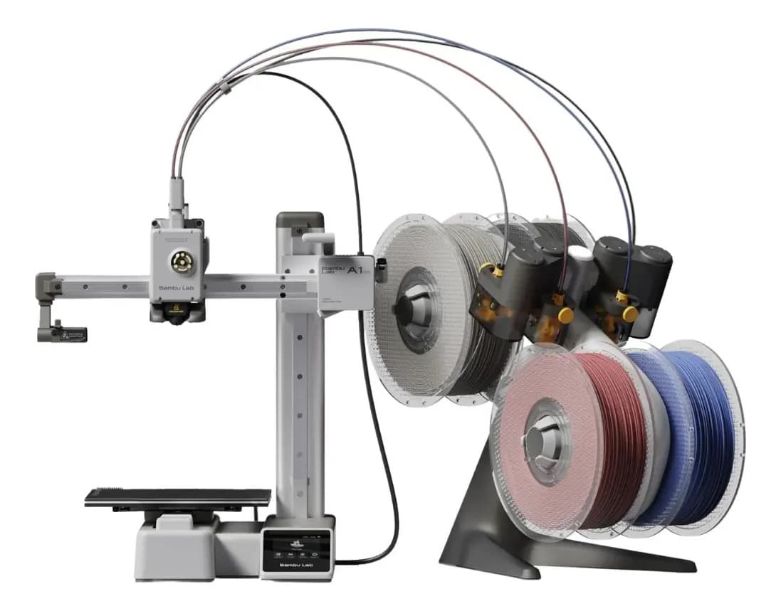 Impresora 3d Bambu Lab A1 Mini Combo Alta Velocidad Con Ams Space Grey