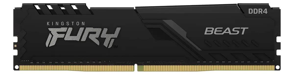 Memoria Ram Kingston Fury Beast Black Ddr4 16g 3200mt/s 8gbt