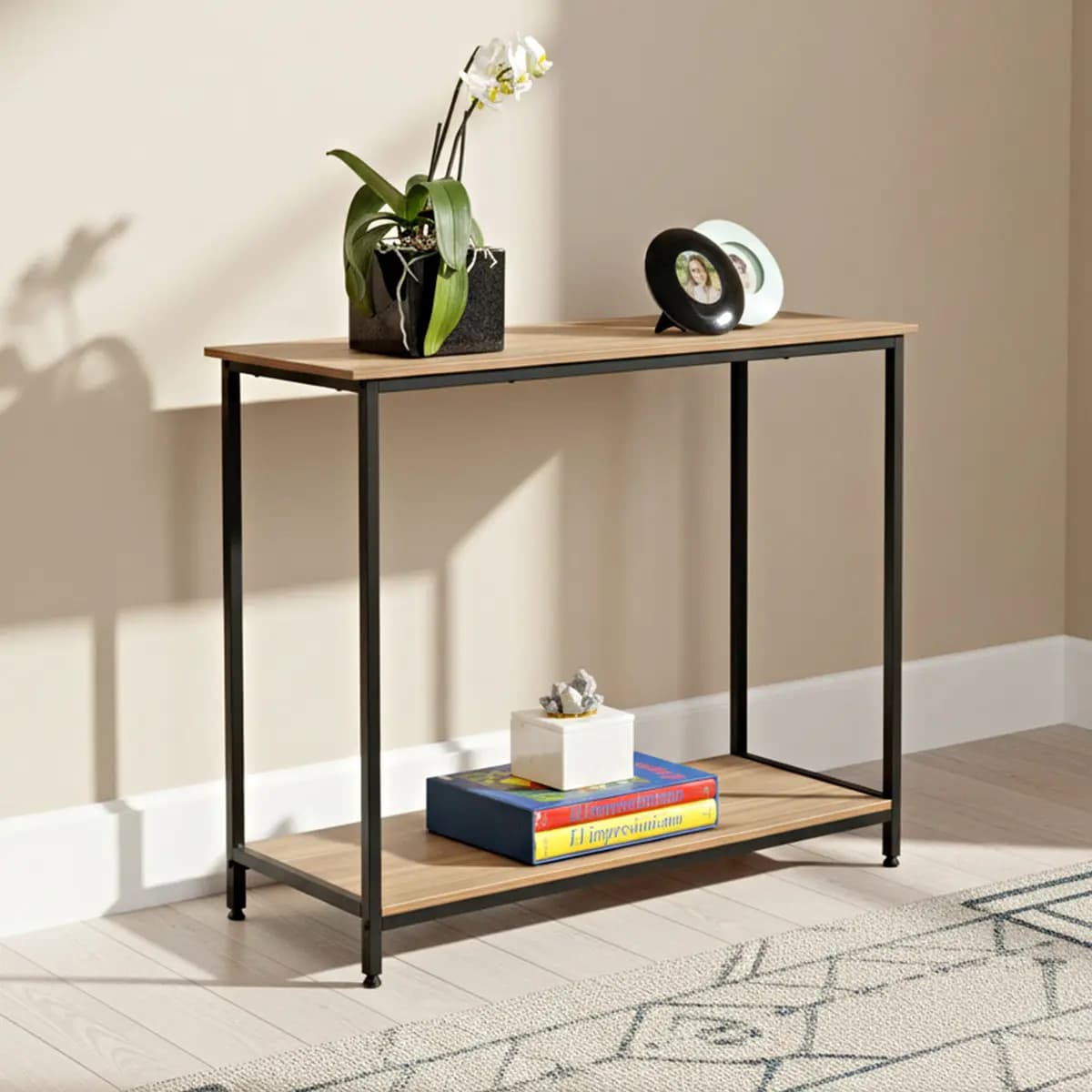 Credenza Mueblana, Estante Organizador, Recibidor, Bufetera Color Marrón