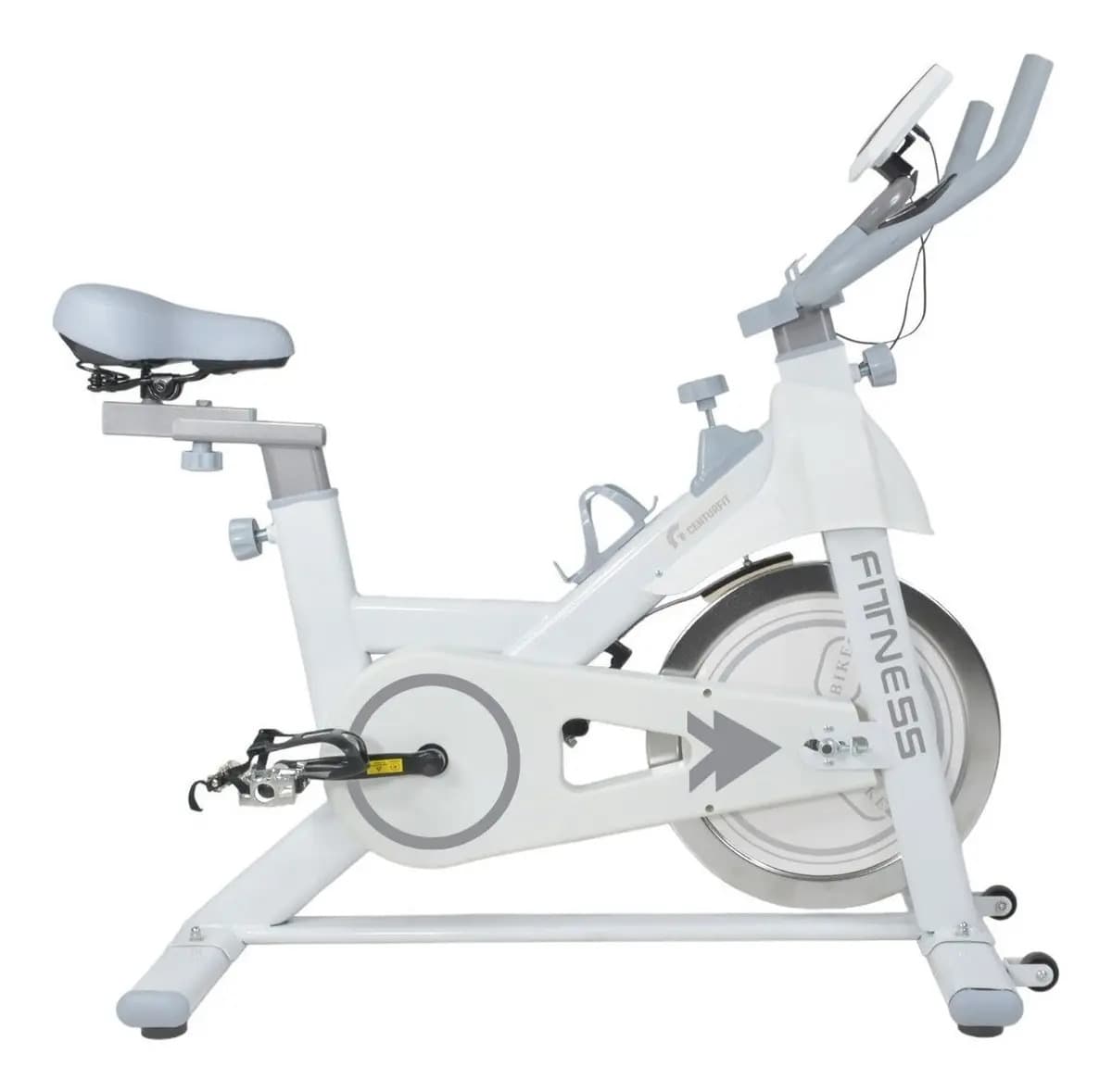 Bicicleta Fija Spinning 11 Kg Soporta 150 Kg Pantalla LCD Ajuste de 5 Niveles en Asiento y Manubrio Pedales con Correas Bici Estatica Ideal para Rutina de Cardio en el Hogar Gym Gimnasio