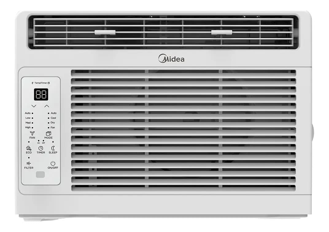Aire Acondicionado Ventana Midea , 1/2 Ton, 5000 BTUs, Sólo Frío, 115v Color Blanco